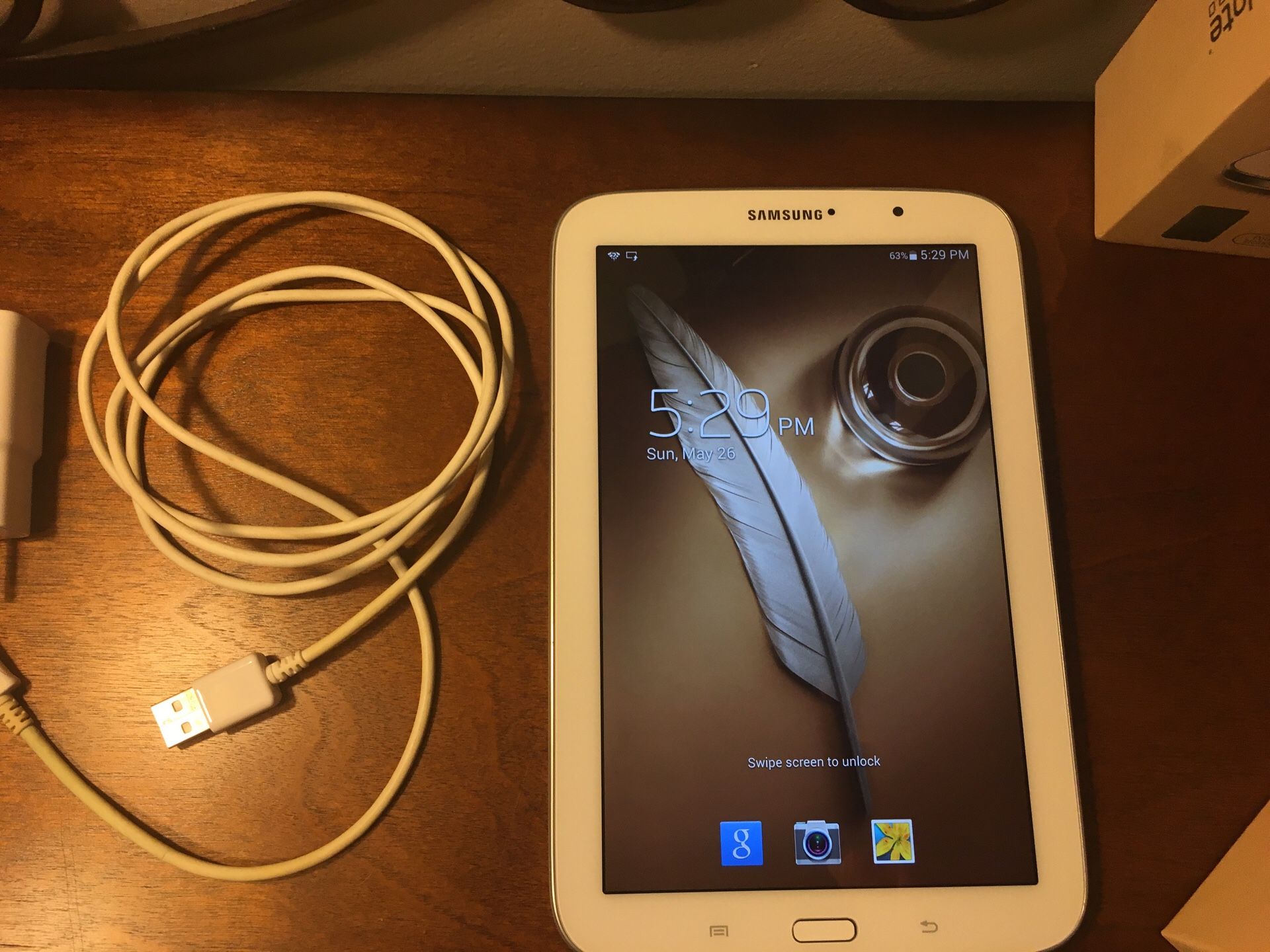 Samsung Galaxy Note 8.0Tablet with 5.5 mmS-Pen/White/16 GB / WiFi/ pouch included/open box never used