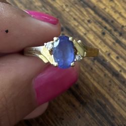 14k Gold- Tanzanite Ring