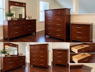 Children’s Bedroom Furniture Set – Dresser, Mirror, Chest & Nightstand – $125 OBO