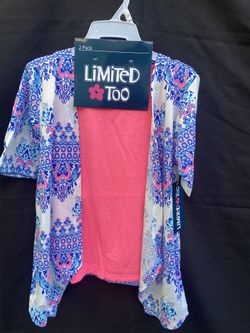 “Limited Too” Blouse for girl multicolor print