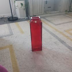 Red Vase