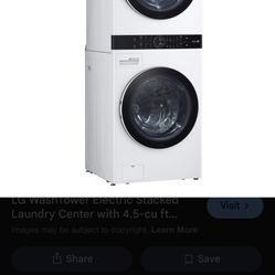 LG THIN Q Washer And Dryer