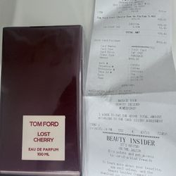 Tom Ford LOST CHERRY Eau De Parfum Spray - Size 3.4 Oz. / 100mL SEALED BOX