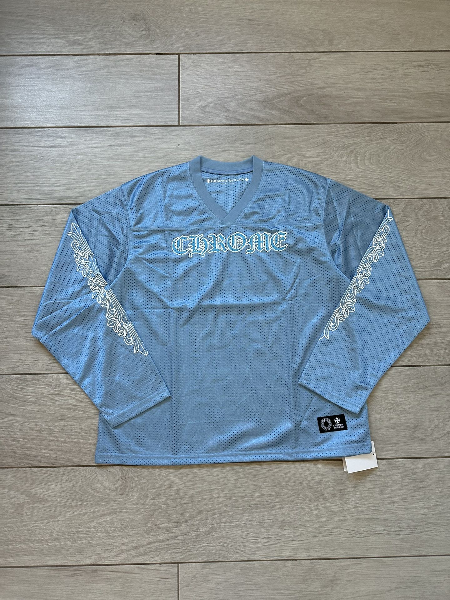 Chrome Hearts Long Sleeve Blue Jersey