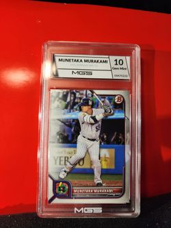 2022 MUNETAKA MURAKAMI Bowman NPB #2 MGS GEM MT 10 Japan Tokyo Yakult Swallows.