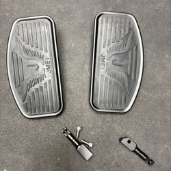Driver Floorboards compatible with Kawasaki EN 500 / VN-15 / Vulcan S Craftride FB2 black DPLKA1
