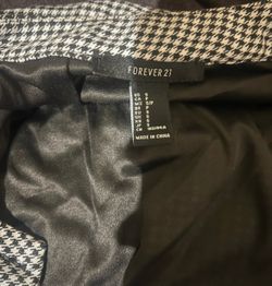 Forever 21 Houndstooth Skirt Size Small