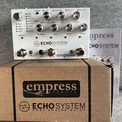 Empress Echosystem Delay Reverb Guitar Stereo Pedal
