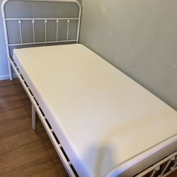 Cama Twin Colchón Memory Foam 