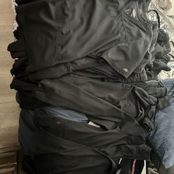 Black Scrubs Used Great Condition 