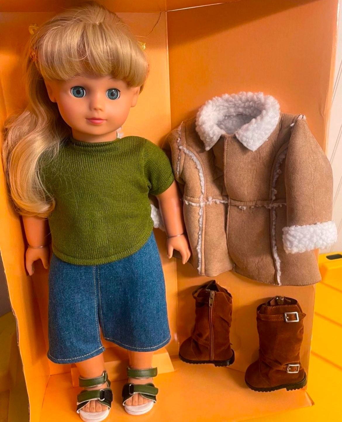 New Vintage 18 Inch Stolle Gotz Doll Like The American Girl Dolls.