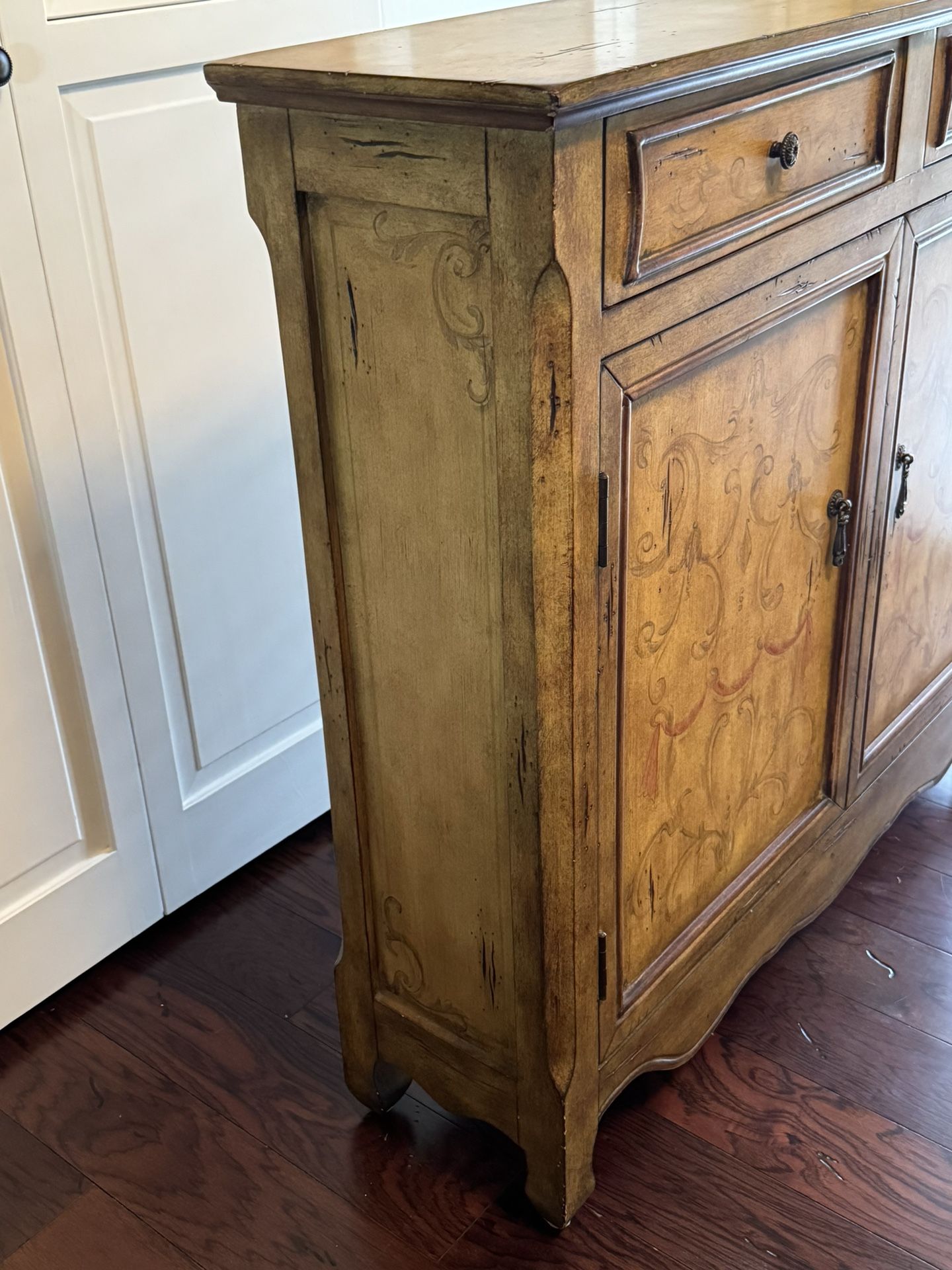 Small Storage /Bookcase With Doors And Drawers