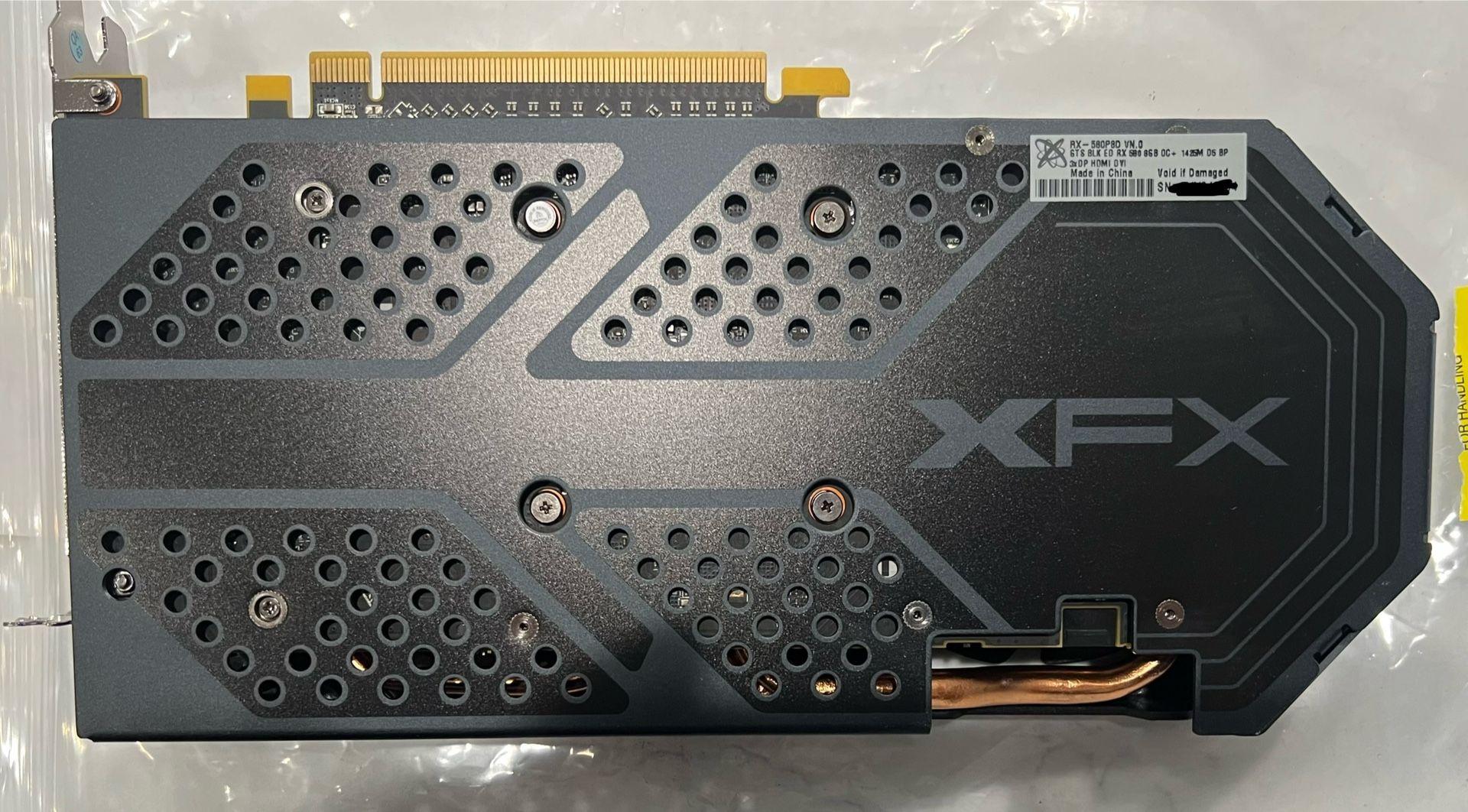 XFX AMD Radeon RX 580 8GB GDDR5 Graphics Card - RX-580P8D