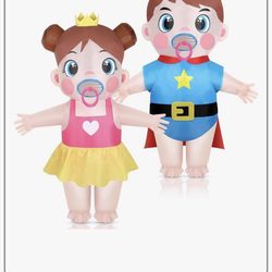 Halloween Costume Couple babies 