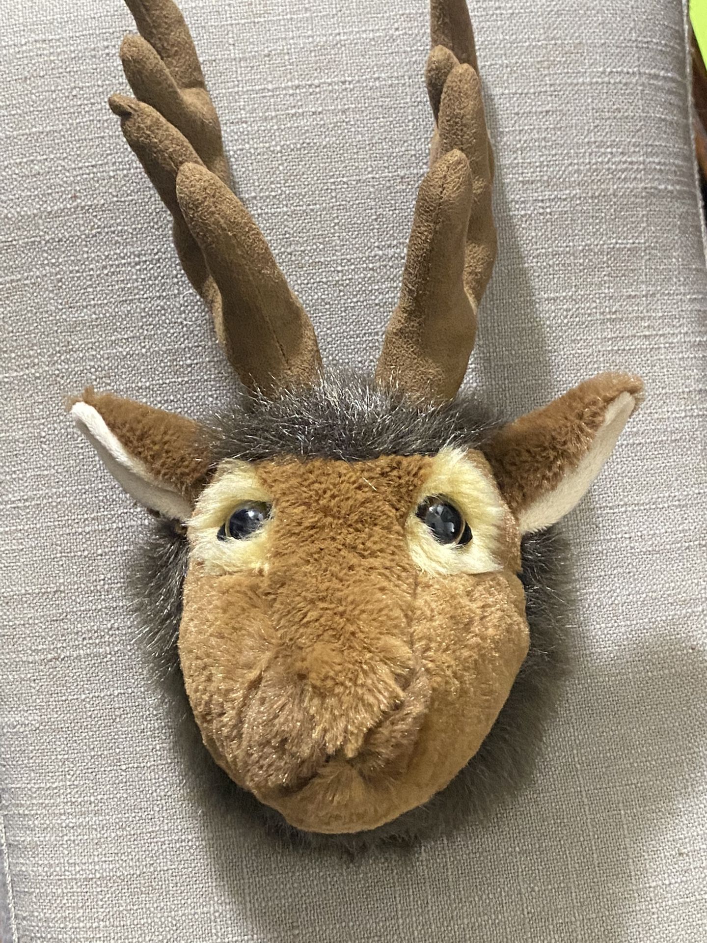 Stuffed Animal Head Wall Hanging
