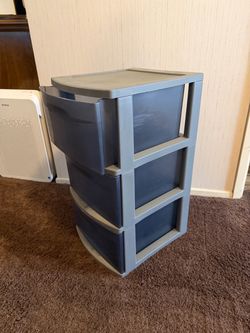 Sterilite Plastic 3 Drawer Storage Container