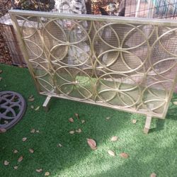 Mid-century Fireplace Screen 41 In