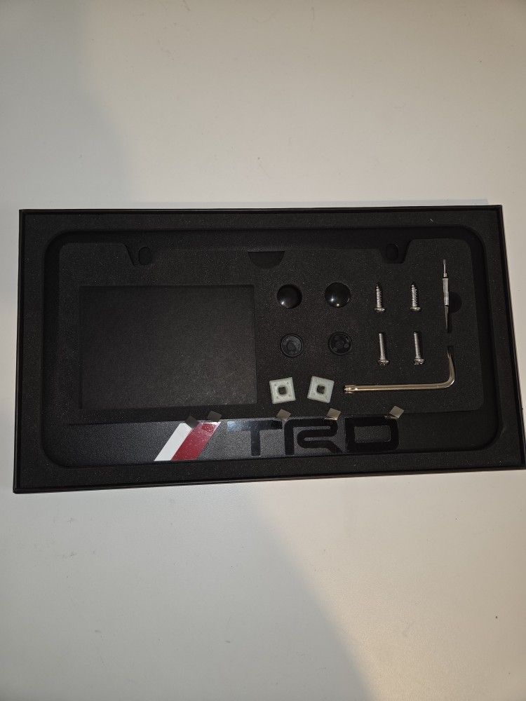 Premium License Plate Frame TRD