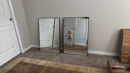 Mirrors - 2 w/ Black Frames $30