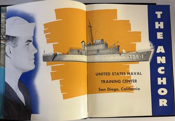 The Anchor US Naval Training Center San Diego Vintage Yearbook