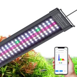 *NEW* Bluetooth LED Aquarium Light with APP Control, 3 Modes for 12-18 Inch Light with Full Spectrum