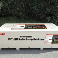 Double Garage Metal Building 