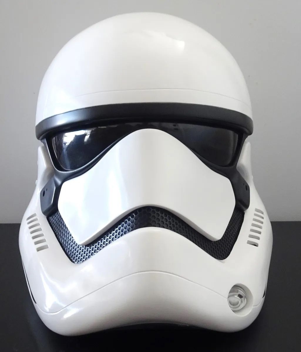Star Wars Anovos First Order Stormtrooper Premier Fiberglass Helmet TFA