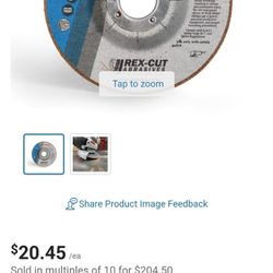 Rex Cut Aluminum Grinding Disc 