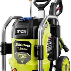 2000 Psi Ryobi Cold Water Pressure Washer 
