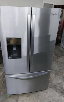 Whirlpool French Door Fridge with LED Lighting