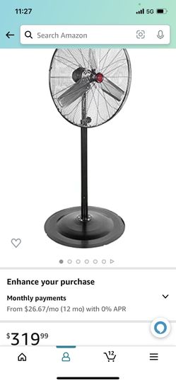 30” Industrial Pedistal Fan