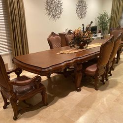 Solid Wood Full Dining Room Set
