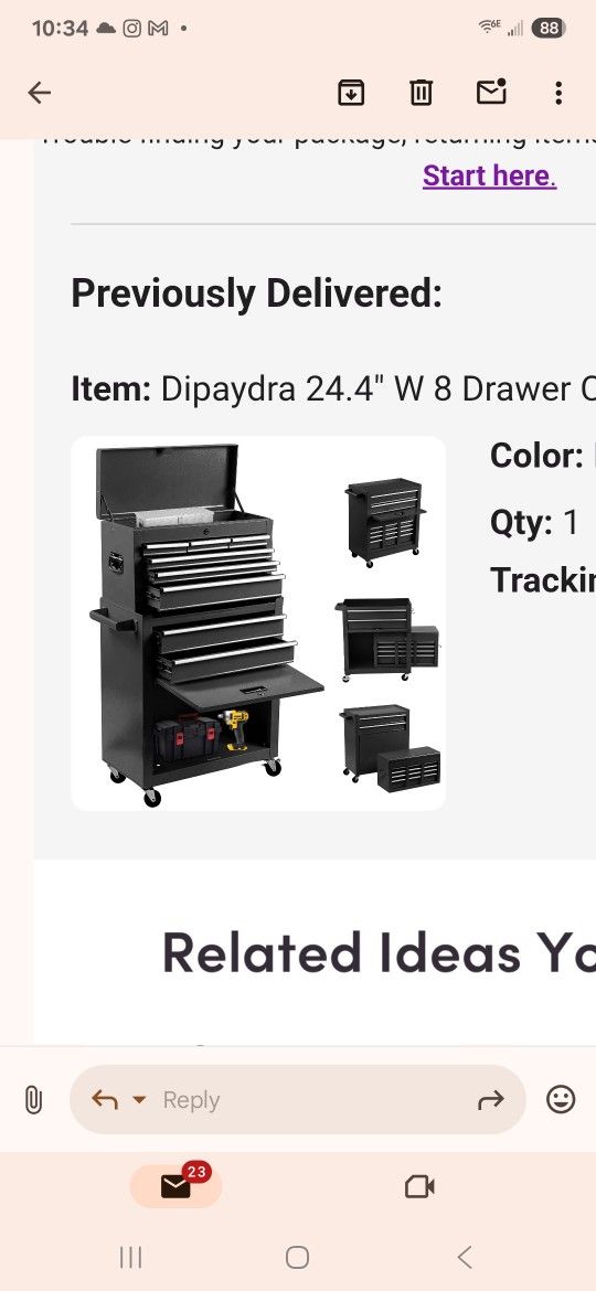 8 Drawer Tool Box