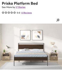 Priska platform Queen Bed Frame