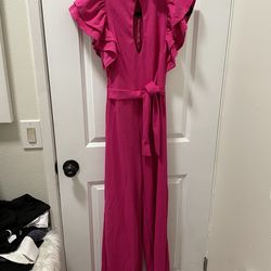 Hot pink Jumpsuit size small fashion Nova