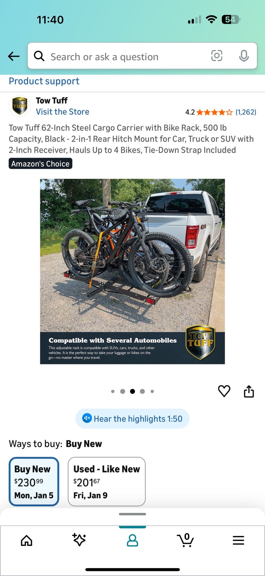Bike Rack/Cargo Carrier