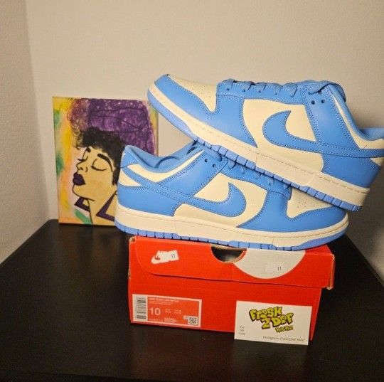 Size 10 - University Blue Nike Dunks - $140