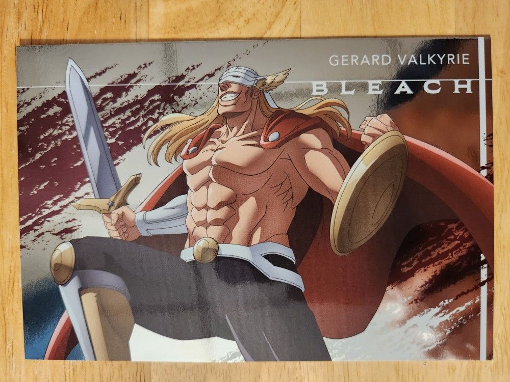Bleach Thousand Years Blood War Gerard Valkyrie Foil Postcard