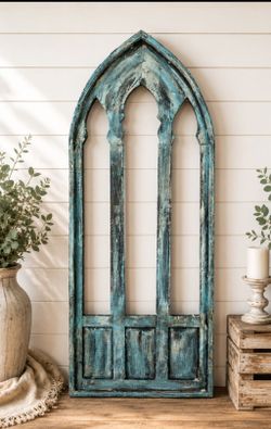 rustic cathedral window decor