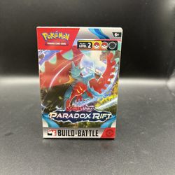 Paradox Rift Build And Battle Box Sealed Pokemon Cards 