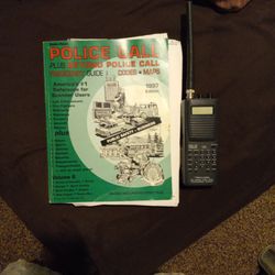 Police Scanner And Book 