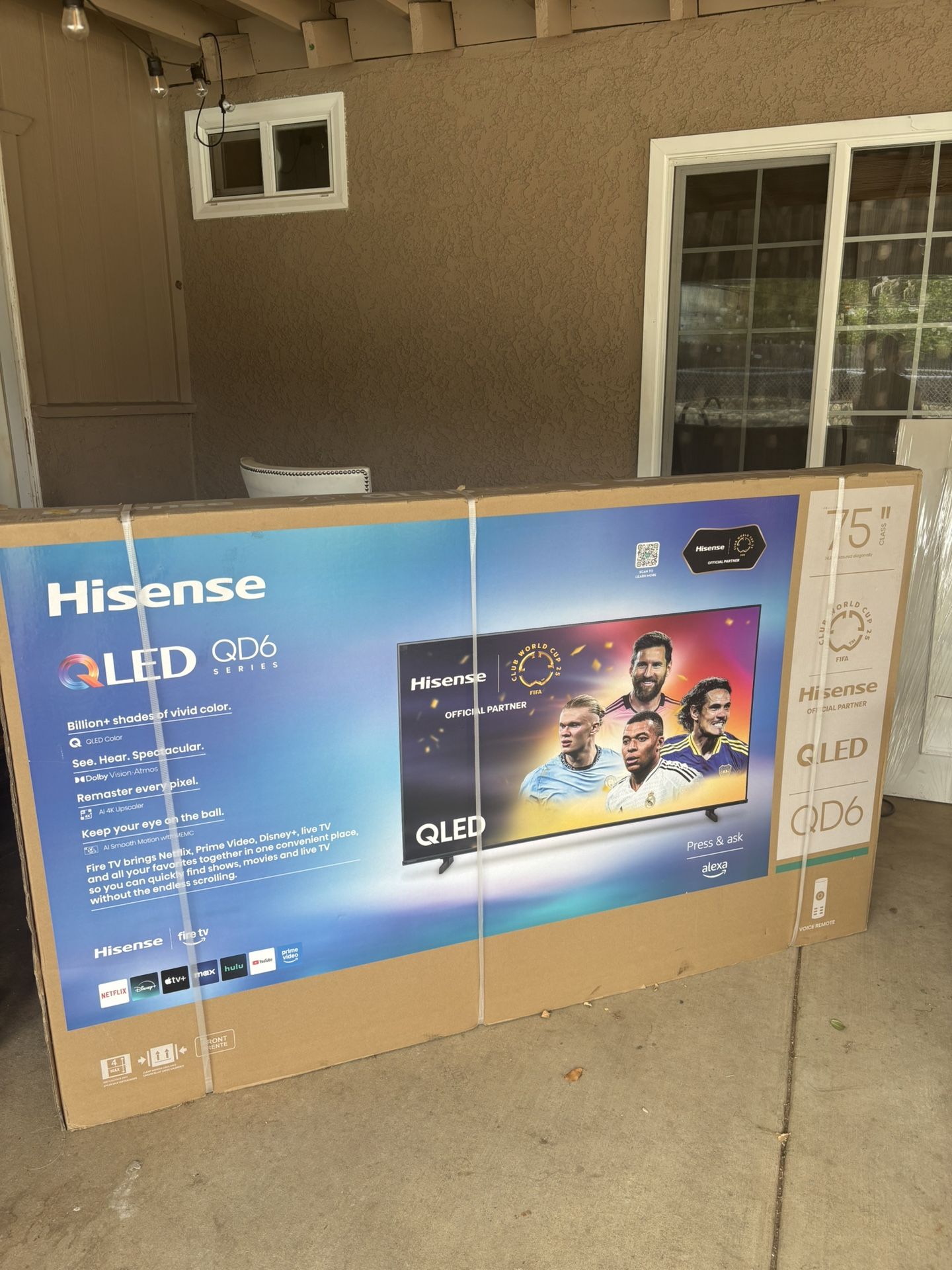 75 Inch. Hisense QD Series 6