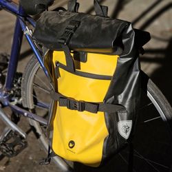 27L Yellow Waterproof Bike Saddle Bag