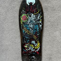 Vintage Santa Cruz Jason Jessee Neptune Skateboard deck