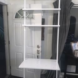 Desk With Shelves 