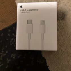USB-C Lightning iphone,ipad cable1m New in box