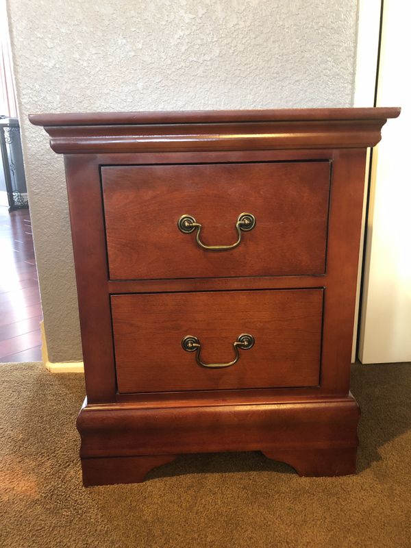 Solid wood, Cherry nightstand for Sale in Chino Hills, CA OfferUp