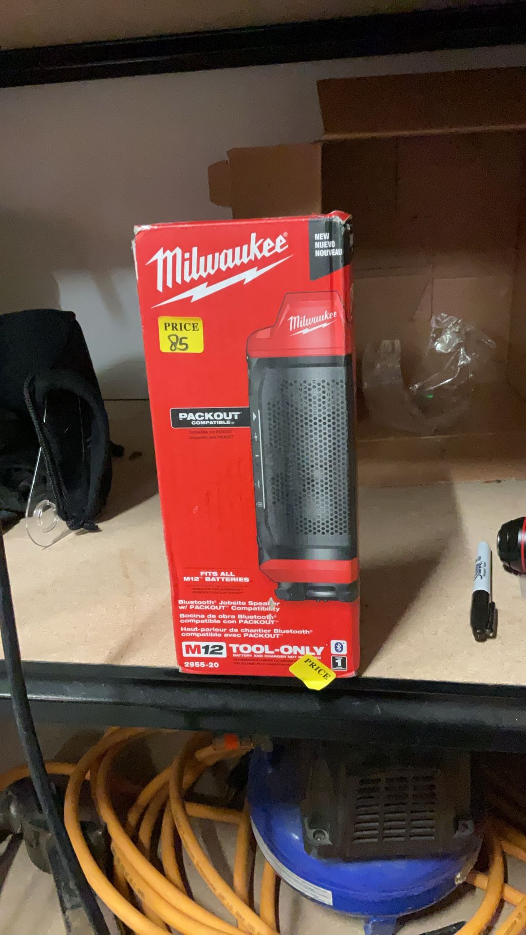 Milwaukee M12 Bluetooth Jobsite Speaker w/packout Compatibility