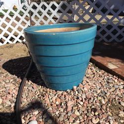 Ceramic Pot Large Turquoise 