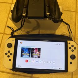 Nintendo switch with 2 games, no charger